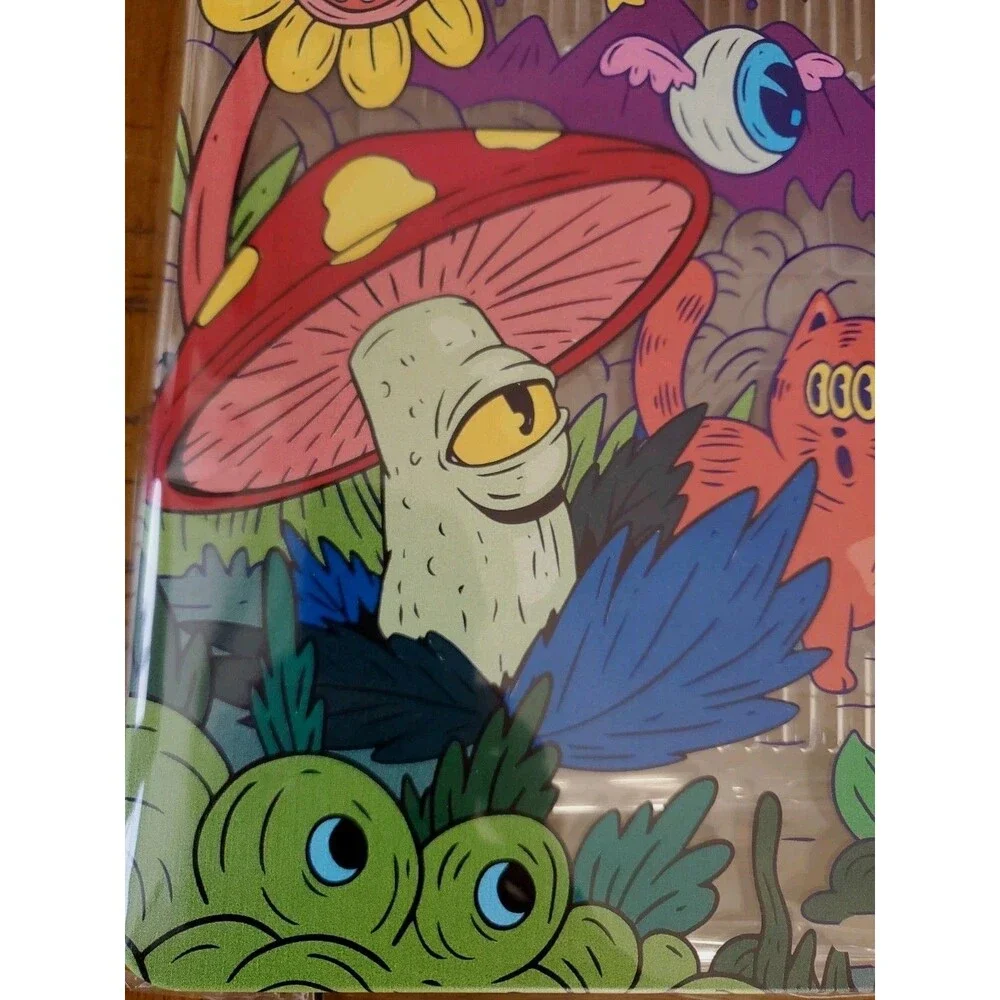 Psychedelic Monsters Retro Hard Shell Case New Macbook Air 13.6 Stand Vent
